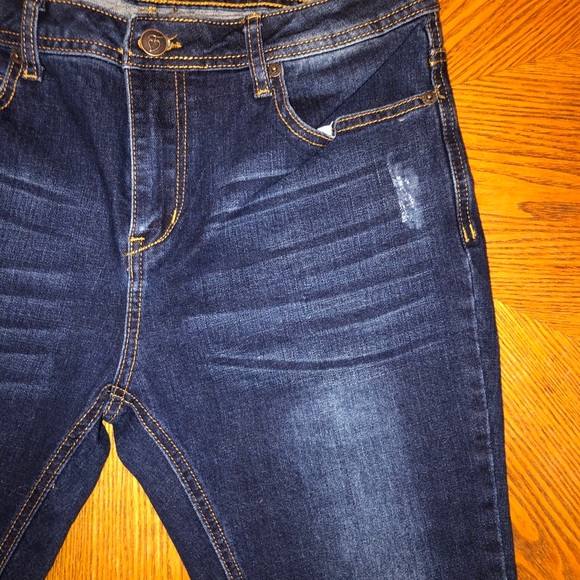 Distressed mid rise skinny jeans - Picture 4 of 4